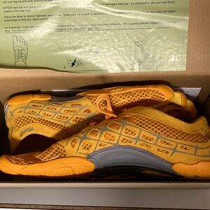 Vibram FiveFingers Bright Orange Toe Shoes
